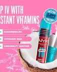 NYX PROFESSIONAL MAKEUP Lip IV Hydrating Glossy Lip Stain with 12HR Hydration - Berry Thirsty (Red)