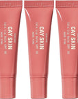 Cay Skin Isle Lip Balm SPF 30 – High Shine, Hydrating + Sheer Lip Gloss in Vanilla Brown Sugar Flavor – Formulated with Natural Ingredients for All Skin Tones – 3-Pack, Nude Ting, 1.05 oz