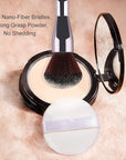 Foundation Brush,Daubigny Super Large Powder Brush Flat Arched Premium Durable Kabuki Makeup Brush Perfect For Blending Liquid,Cream and Flawless Powder,Buffing, Blending,Concealer …