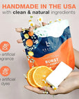 Shower Steamers Aromatherapy - USA Made with Natural Ingredients & Citrus Essential Oil, Long Lasting Shower Bombs for Energy Boost, Gift Set for Women & Men, Spa Gifts & Shower Accessories