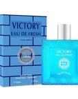 Hybrid & Company Victory Eau Fresh for Men Pour Homme Eau de Toilette Vaporisateur Natural Spray 3.4 Fl Oz