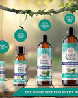 GuruNanda CocoMint Oil Pulling Mouthwash for Complete Oral Hygiene, 7 Essential Oils & Vitamins for Happy Teeth & Gums & Fresh Breath, Alcohol-Free, 16 oz