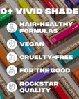 Good Dye Young Semi-Permanent Hair Color, Vegan and Cruelty-Free Red Hair Dye, Last up to 24 Washes, Non-Damaging Conditioning Hair Color (5FL OZ, All in This Together)