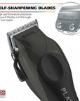 Wahl USA Pro Series Platinum Corded Clipper & Corded Trimmer for Home Haircutting with Color Coded Guide Combs – Model 79804-100