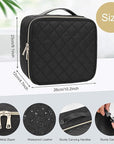 Relavel travel makeup bag with