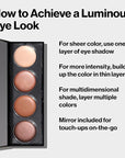 Revlon Crème Eyeshadow Palette, Illuminance Eye Makeup with Crease- Resistant Ingredients, Creamy Pigmented in Blendable Matte & Shimmer Finishes, 710 Not Just Nudes, 0.12 Oz