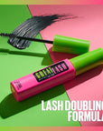 Maybelline Great Lash Washable Mascara Makeup, Volumizing Lash-Doubling Formula That Conditions As It Thickens, Blackest Black, 2 Count