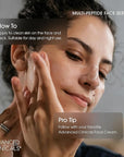 Advanced Clinicals Multi Peptides Serum For Face | Visible Anti Aging Hydrating Collagen Peptide Facial Serum With Vitamin E Helps Improve Look Of Wrinkles, Puffiness, & Uneven Skin Tone, 1.75 Fl Oz