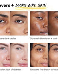 Kosas Revealer Concealer - Medium Coverage Makeup with 08 W)