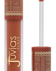 Juvia's Place Coffee Shop Lip Gloss - Honey Honey - Hydrating Butter Lip Gloss for Women, Long-Lasting Shine, Moisturizing Glass-like Finish, Plumping Non-sticky, Suitable for every vibe