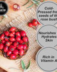 Naturevibe Botanicals Rosehip Oil 32 Ounces | 100% Pure and Natural | Great for Skin Care and Hair Care