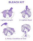 SoftSheen-Carson Interbeauty Dark and Lovely® Uplift Bleaching Kit for Blonde Hair, Includes Bleach Powder, Developer, and Toner
