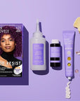 Softsheen-Carson Dark and Lovely Hair Dye, Fade Resist Hair Color with Conditioning Mask, Virtual Violet, 1 Kit