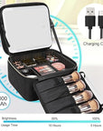 Relavel travel makeup bag with