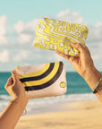Sun Bum Hair Care Travel Essentials Kit | Revitalize Your Hair With Revitalizing Shampoo, Conditioner, and 3-in-1 Leave In Treatment | Includes Aloha Collection Travel Pouch