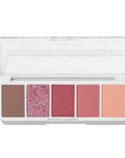 wet n wild Color Icon Eyeshadow Makeup 5 Pan Palette, Matte, Shimmer, Metallic, Long Wearing, Rich Buttery Pigment, Cruelty Free - Full Bloomin'