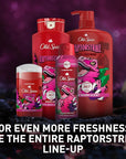 Old Spice Cleansing Body Wash for Men, 3X Defense, 24/7 Shower Fresh with Lasting Scent, 2-in-1 Body & Face Wash, Raptorstrike with Dark Berry Scent, 24 oz (Pack of 4)