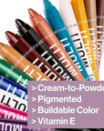 wet n wild Color Icon Cream Eyeliner Eyeshadow Multi-Stick, Moisturizing, Nourishing Velvety Cream-to-Powder Buildable & Blendable Formula, Cruelty-Free & Vegan - Lavender Bliss