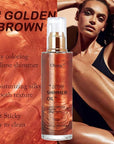 Shimmer Body Oil-Golden Brown Face Brighten Pearl Highlighter