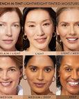 LAURA GELLER NEW YORK Quench-n-Tint Lightweight Tinted Moisturizer, Porcelain/Fair - Sheer to Light Buildable Coverage - Natural Glow Finish - Lightweight Formula - Hydratant Teinte