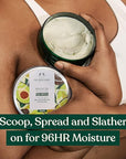 The Body Shop Avocado Body Butter – Nourishing & Moisturizing Skincare for Dry Skin – Vegan – 6.75 oz