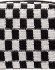 Pazimiik checkered makeup bag for