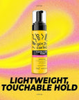 göt2b Curled Flexible Curl Foam, 6.7oz, for type 2-3 curls, wavy & curly hair, for bouncy curls, lightweight hold, no crunch formula
