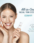 Conair All-In-1 Facial Hair Removal for Women, Cordless Electric Trimmer, Perfect for Face, Ear/Nose, Eyebrows, and Bikini Lines