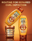 Garnier Whole Blends Hair Honey Jelly for Defining Waves and Curls, Hair Gel for Up to 100HRs Curl Definition, Frizz Control and Deep Moisture, 13.5 Fl Oz, 2 Count