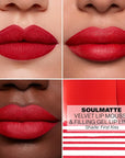 Morphe Soulmatte Velvet Lip Mousse Matte Lipstick - Air-Whipped, Soft Matte Lip Makeup with Vitamin E to Hydrate, Soften and Smooth Lips - First Kiss (0.128 Oz)