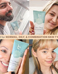 Beauty by Earth Clean Face Wash - USA Made with Organic & Natural Ingredients, Non-Toxic Facial Cleanser