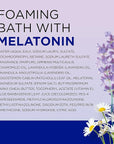 Dr Teal's Foaming Bath with Pure Epsom Salt, Sleep Blend with Melatonin, Lavender & Chamomile Essential Oils, 34 fl oz (Pack of 2)