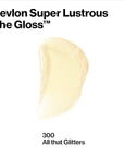 Revlon Super Lustrous Lip Gloss, Non-Sticky, Hydrating, High Shine Finish, 300 All That Glitters, 0.13 oz