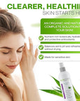 Aloe Vera Toner for Sensitive Skin: Hydrating Facial Toner for Women Anti Aging Dry, Oily & Acne Prone Skin with Soothing Aloe Vera, Pore Minimizing Witch Hazel, pH Balancing Antioxidant Green Tea 8oz