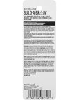 Maybelline Build-A-Brow 2-in-1 Brow Pen and Sealing Eyebrow Gel, Eyebrow Makeup for Real-Looking, Fuller Brows, Black Brown, 1 Count