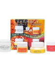 Farmacy Bestsellers Skin Care Set - Includes Green Clean Cleansing Balm, Wake Up Honey Eye Cream, Honey Halo Face Moisturizer + Lip Smoothie - Travel Size Skincare for Healthy, Glowing Skin (4 Count)
