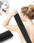 Exfoliating Washcloth, Super Stretchy Exfoliating Body Cloth, Exfoliating Cloth, 3 PCS, Black