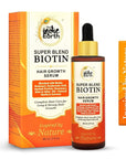 Rosemary Mint & Biotin Hair Growth Serum Formulated With Biotin, Hyaluronic Acid, Baobab Protein, Rosemary, Mint & Other 22+ Natural Herbs and Extracts Combat Hair Loss and Promote Hair Growth 60 ml