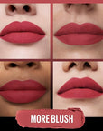 MAYBELLINE Color Sensational Ultimatte Matte Lipstick, Non-Drying, Intense Color Pigment, More Blush, Rose Pink, 1 Count (Pack of 2)
