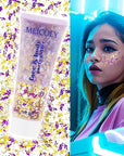 MEICOLY Face Glitter Makeup for Music Festival,Country Concert Outfits for Women,Gold Silver Purple Body Glitter,Halloween Party Accessories Glitter Face Paint,50ml