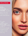 Mirabella Luxe Advanced Lip Gloss, Hydrating Non-Sticky High-Shine Lip Gloss for Women, Infused with Vitamin E & Jojoba Oil, Long-Lasting & Cruelty-Free - Original Sublime (Rich Purple Plum)