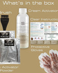 Smart Beauty Blonde Bleach-It, The Ultimate Lightener for Dark Hair, Perfect for Highlighting and Vibrant Pastel Colour, Hair Bleach Kit, Vegan & Cruelty Free