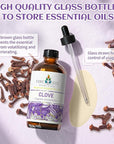 EVOKE OCCU Clove Oil for Teeth and Gums - Oral Care, Toothache Relief & Fresh Breath - DIY Mouthwash - 4 Fl Oz