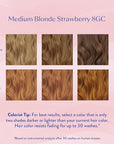 eSalon Permanent Hair Color & Hair Dye Complete Kit - Medium Blonde Strawberry- Personal Colorist Kit for Up To 100% Gray Coverage for All Hair Types - Professional-Grade Ammonia-Free Hair Dye
