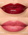 NYX PROFESSIONAL MAKEUP Lip IV Hydrating Glossy Lip Stain with 12HR Hydration - Water Bout Wine (Red)