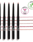 wet n wild Perfect Pout Matte Retractable Gel Lip Liner Pencil, Rich Creamy Long Lasting Color, Well-Defined and Flawless Application, Vegan & Cruelty-Free - Red Bare To Comment