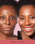 LAURA GELLER NEW YORK Baked Blush-n-Brighten Marbleized Blush for Cheeks - Tropic Hues - Satin Finish - Buildable Color