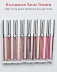 Mirabella Luxe Advanced Lip Gloss, Hydrating Non-Sticky High-Shine Lip Gloss for Women, Infused with Vitamin E & Jojoba Oil, Long-Lasting & Cruelty-Free - Original Sublime (Rich Purple Plum)