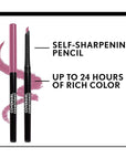 COVERGIRL - Exhibitionist All-Day Lip Liner, Retractable Tip, Easy application, Smudge, Transfer, Mask - Proof, 100% Cruelty-Free (Pack of 2)