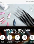MelodySusie Nail Art Liner Brushes